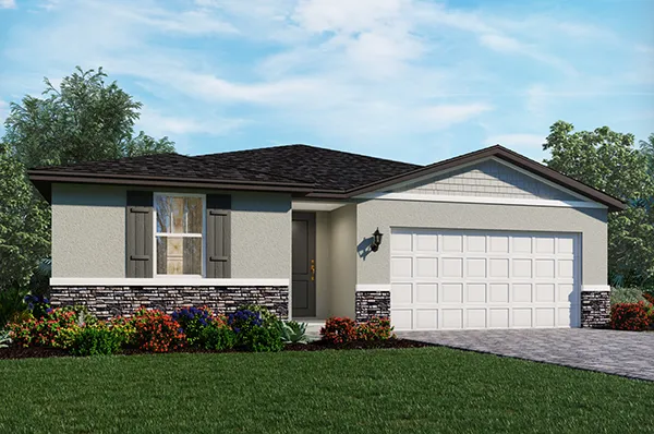 Meritage Hibiscus C Model Home & Floorplan at Hammock Oaks Reserve